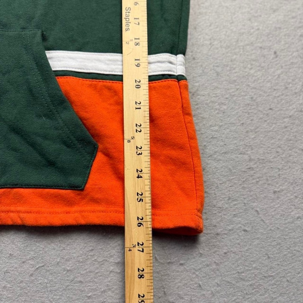 Colosseum Miami Hurricanes Lace-Up Hoodie Men's XL - Picture 3 of 6